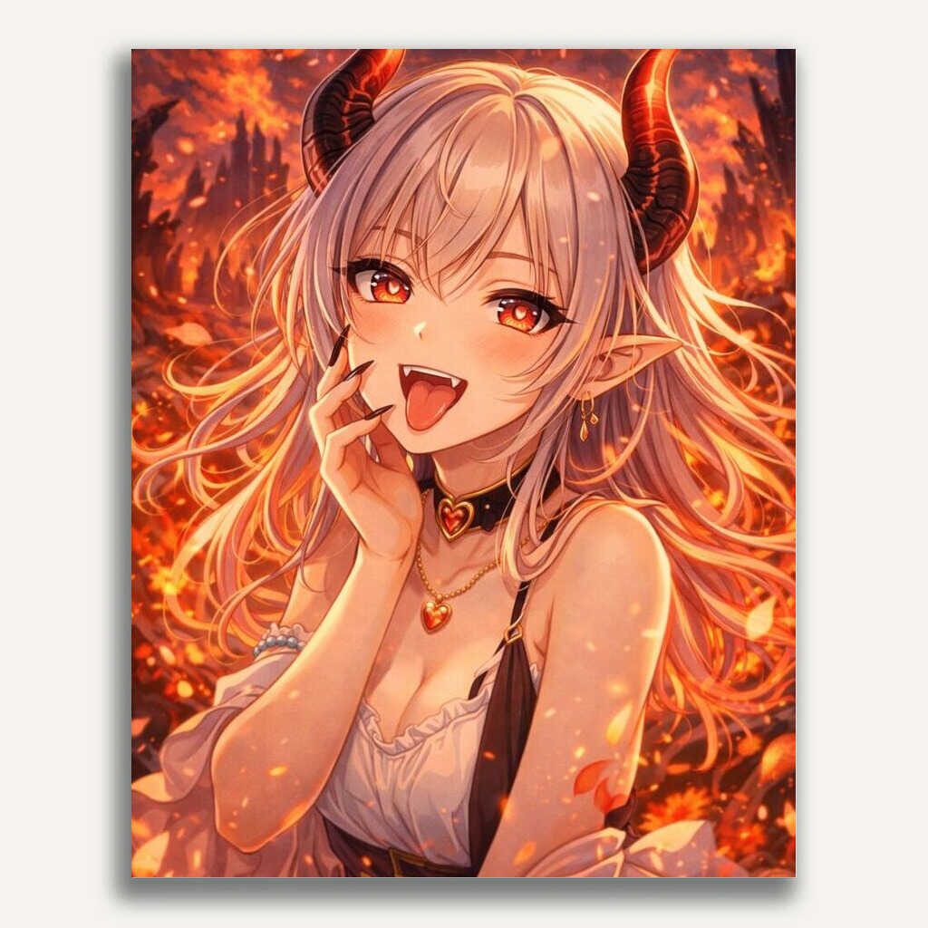 Paint by Numbers - Flameheart, Anime