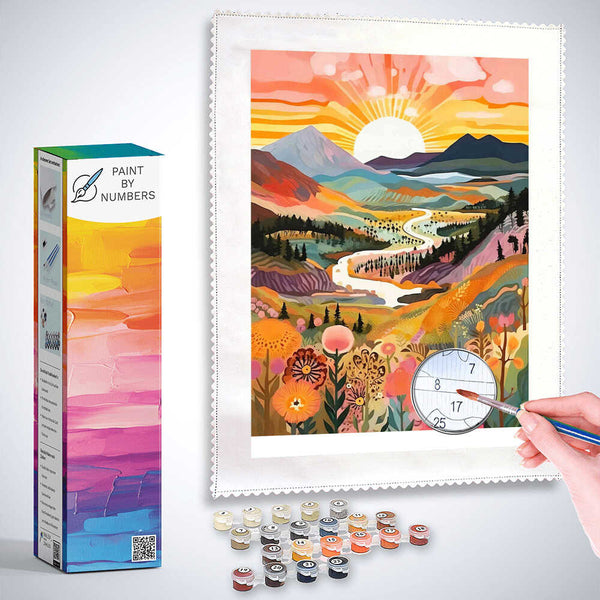 Paint by Numbers - Sunrise of Fantasy