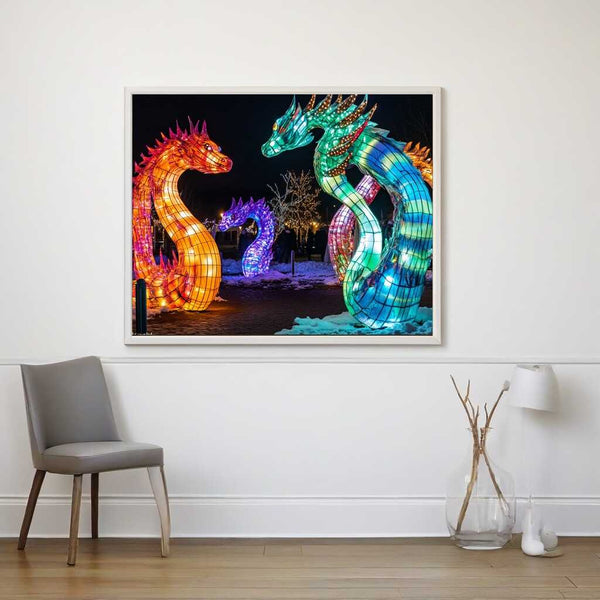 Paint by Numbers - Fire Play of the Dragons