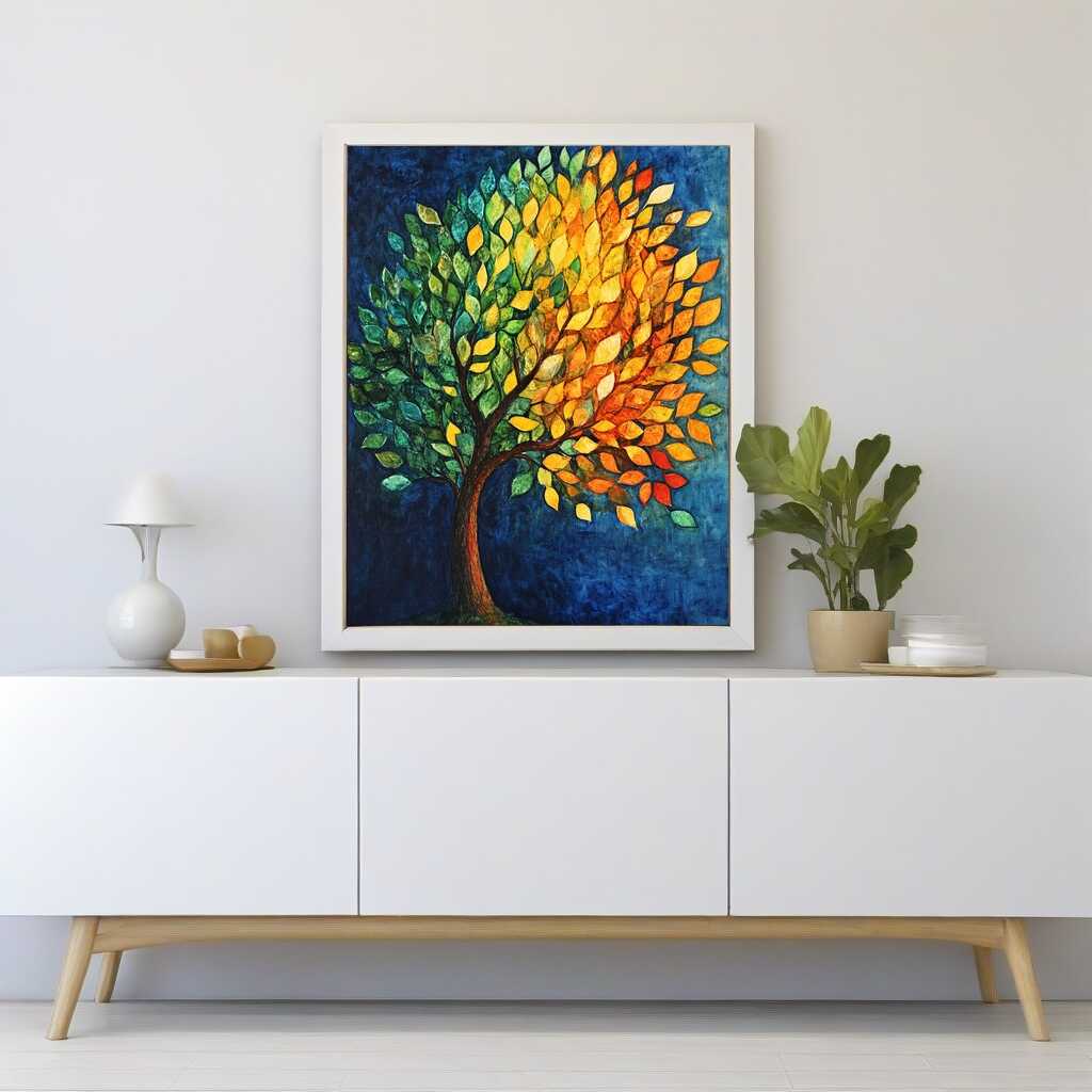 Paint by Numbers - play of colors of the seasons