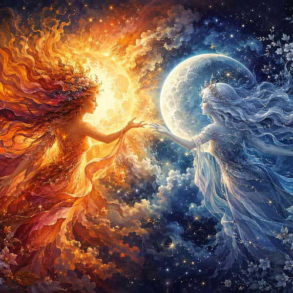Paint by Numbers - Sun's kiss and moon's glow