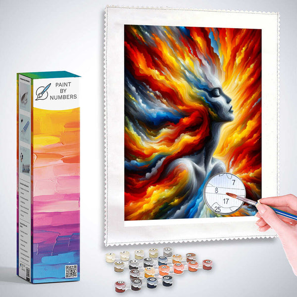 Abstract, woman - Paint by Numbers