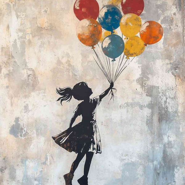 Paint by Numbers - Flight to Freedom, Banksy Style