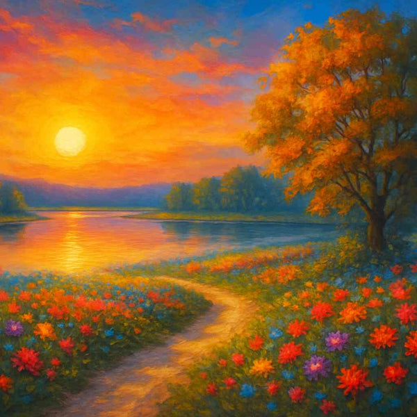 Paint by Numbers - Path to the Golden Light