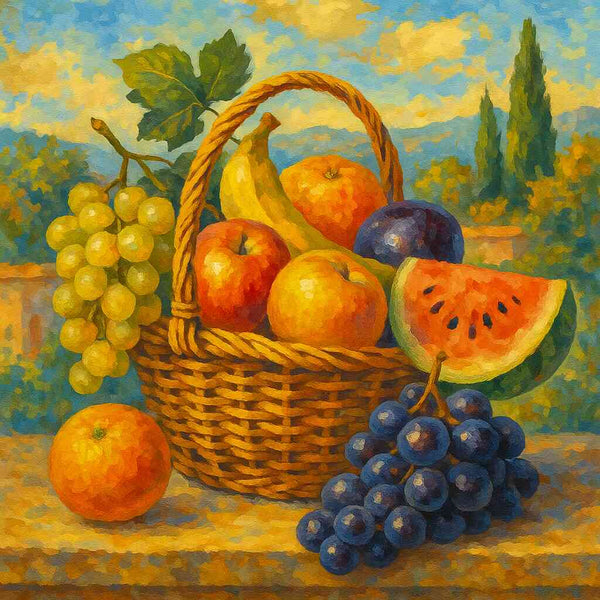 Paint by Numbers - Mediterranean fruit harmony