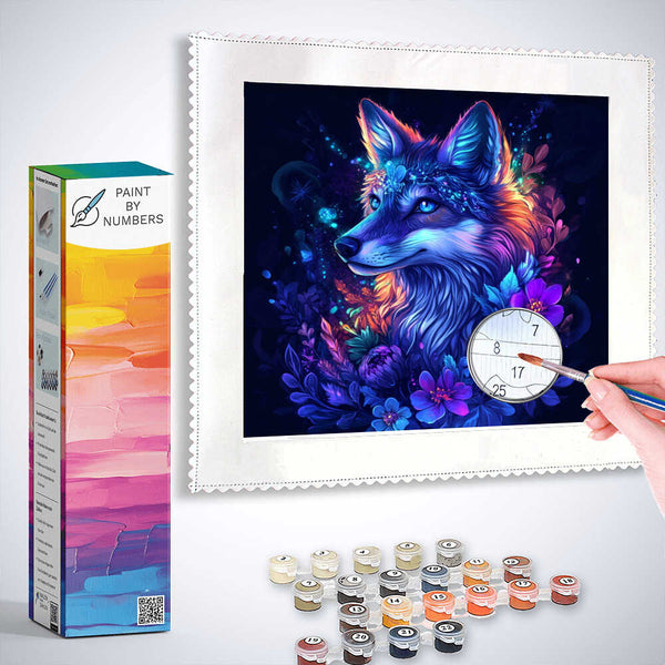 Paint by Numbers - Mystical Guardian of the Night, Fox