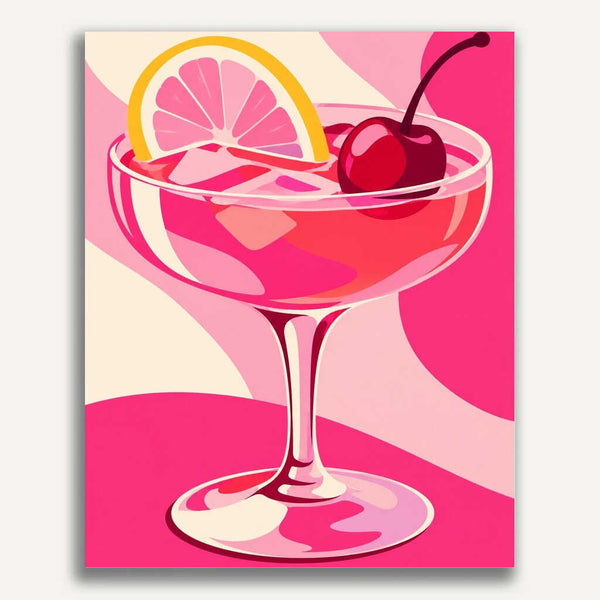 Paint by Numbers - Summer dreams in a glass