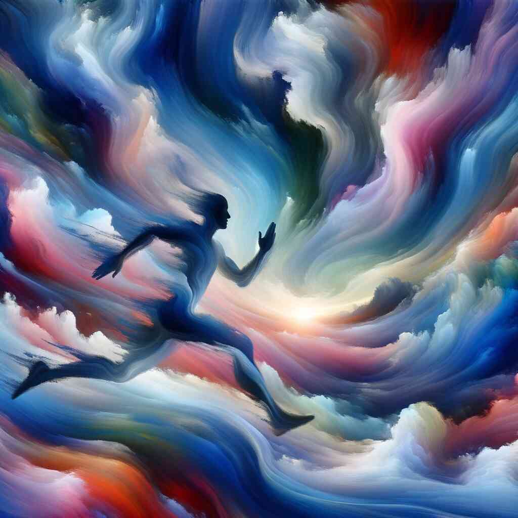 Paint by Numbers - Dream run through color swirls