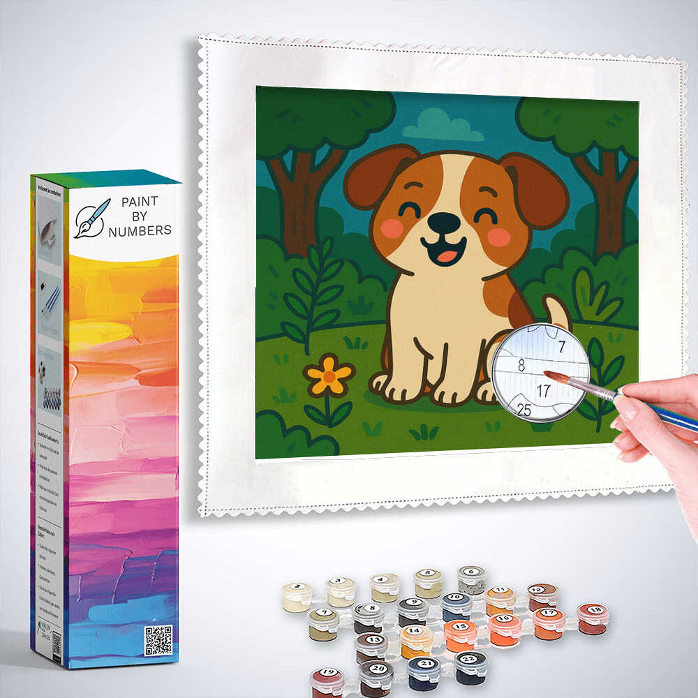 Paint by Numbers - Happiness in the green