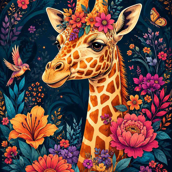 Paint by Numbers - Enchanting floral dream