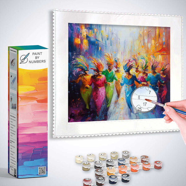 Paint by Numbers - dance of the carnival