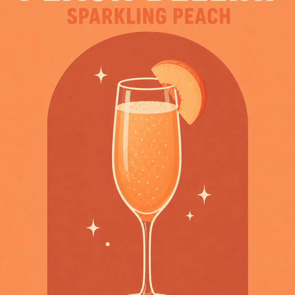 Retro cocktail, set of 4 - Mini paint by numbers