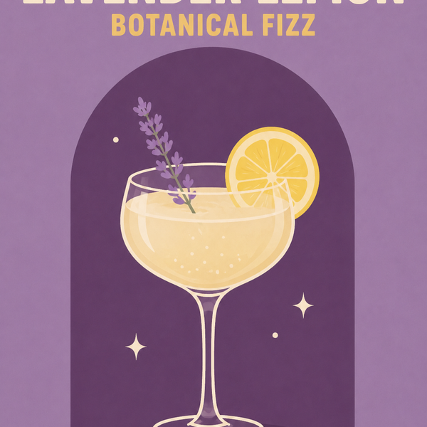 Retro cocktail, set of 4 - Mini paint by numbers