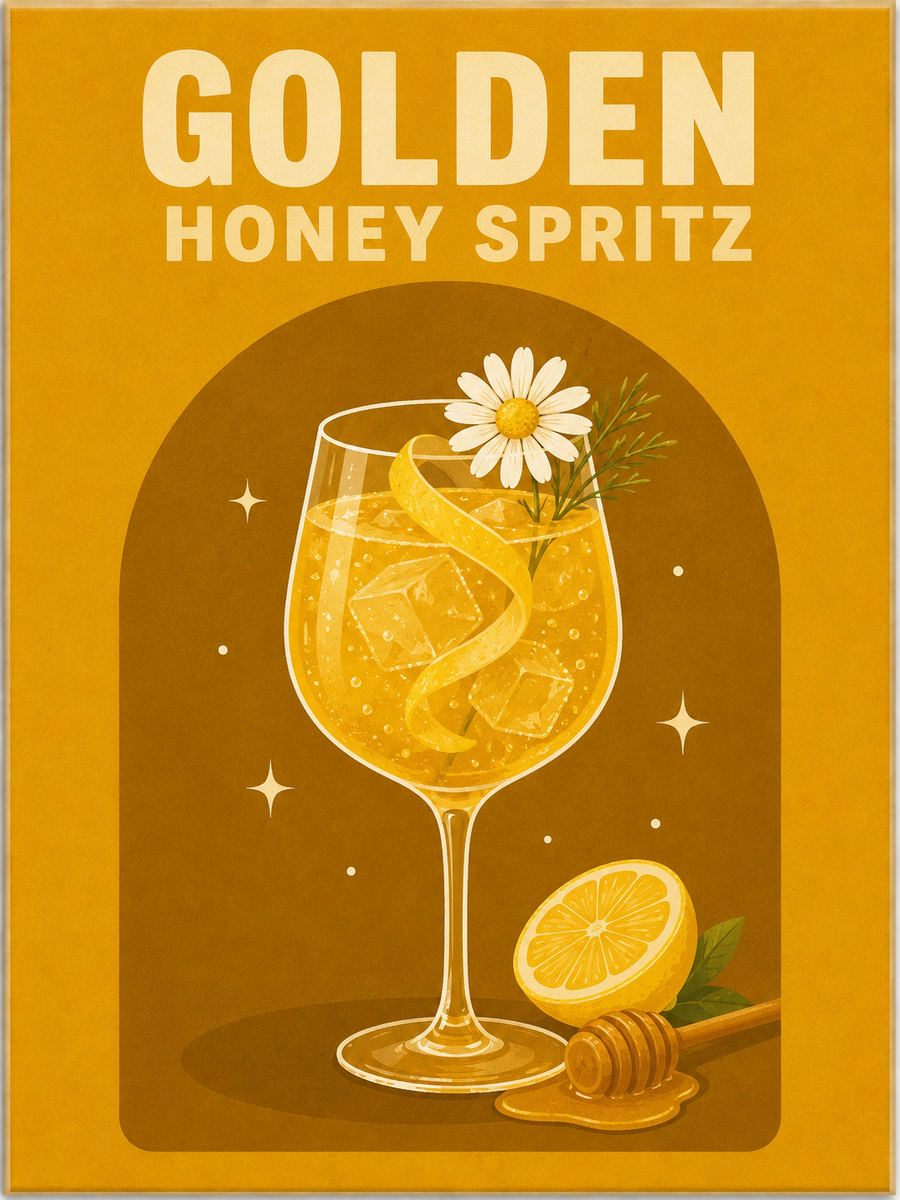 Cocktail night, set of 4 - Mini paint by numbers