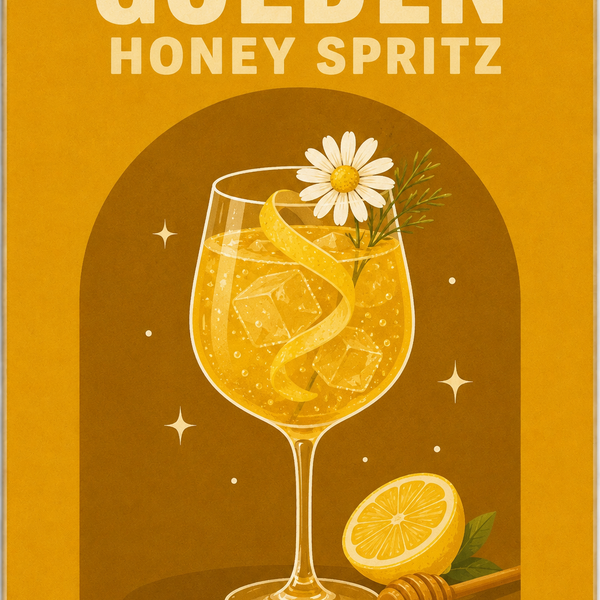 Cocktail night, set of 4 - Mini paint by numbers