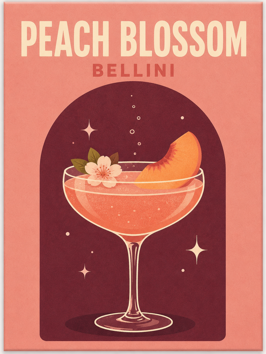 Cocktail night, set of 4 - Mini paint by numbers