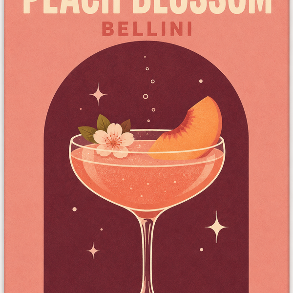 Cocktail night, set of 4 - Mini paint by numbers