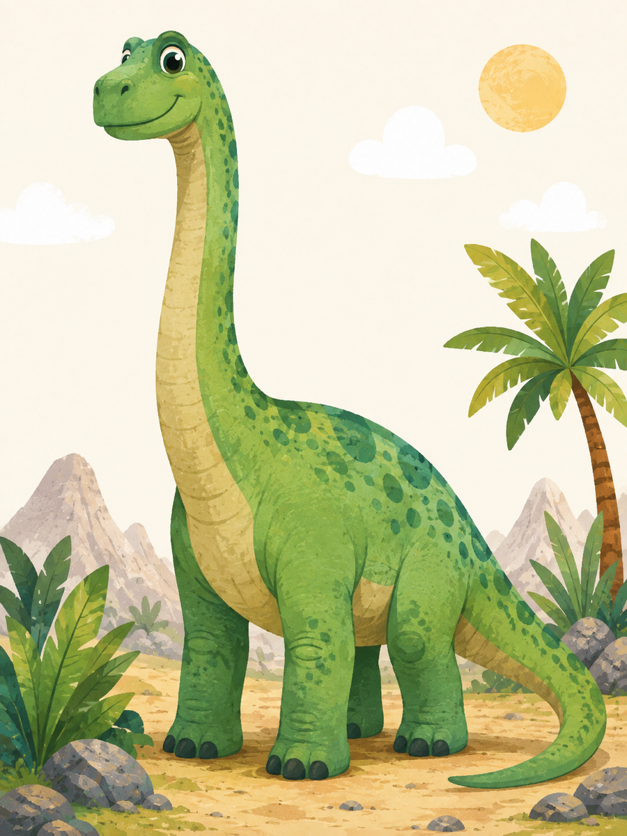 Dino adventure, set of 4 - Mini paint by numbers
