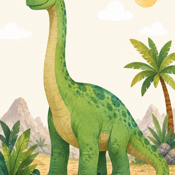 Dino adventure, set of 4 - Mini paint by numbers