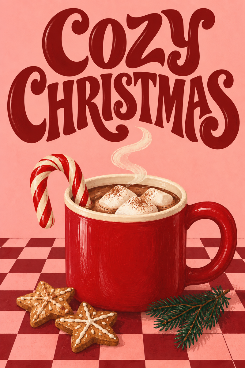 Paint by Numbers - Cozy Christmas joy