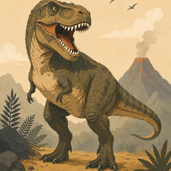 Dino journey, set of 4 - Mini paint by numbers