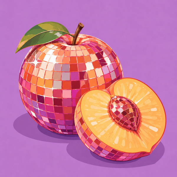 Fruity disco, set of 4 - Mini paint by numbers