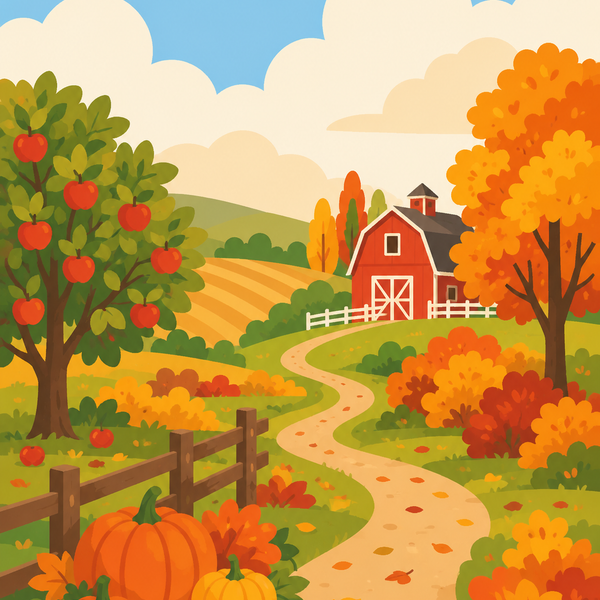 Magic of the Seasons, set of 4 - Mini paint by numbers