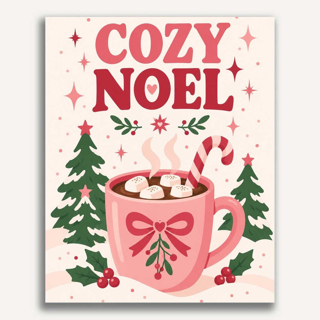Paint by Numbers - Winter magic – Cozy Christmas