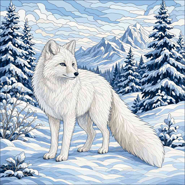 Paint by Numbers - Icy silence – magic of the North