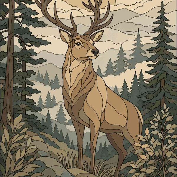 Paint by Numbers - King of the Forest