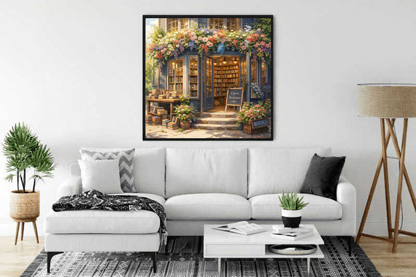 Paint by Numbers - A book paradise in bloom