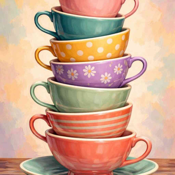 Paint by Numbers - Cup tower