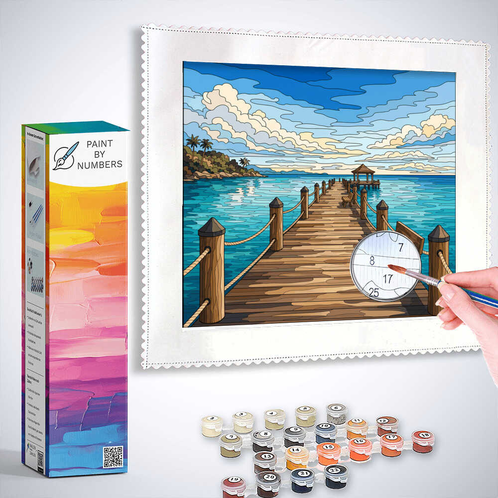 Paint by Numbers - Longing for the horizon