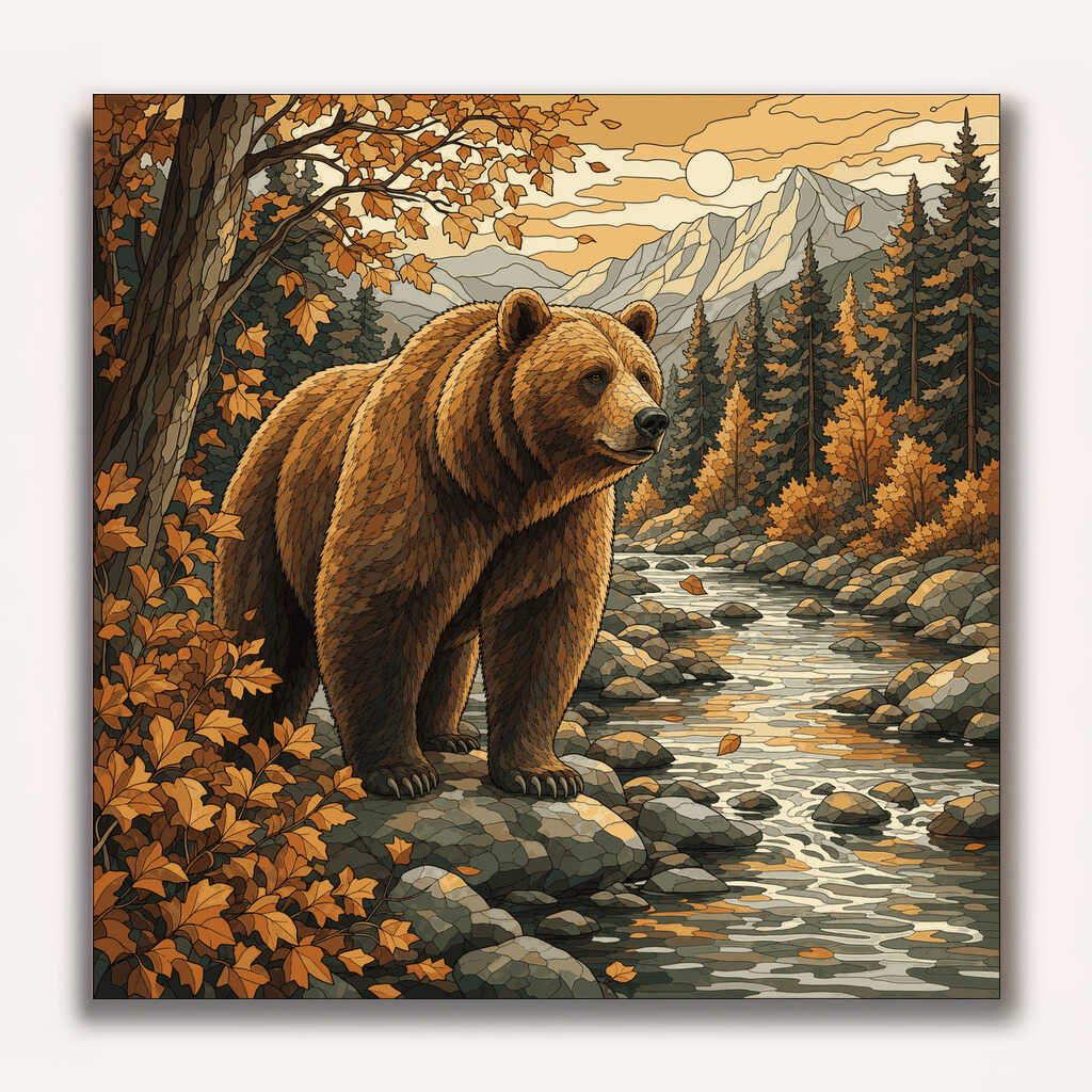 Paint by Numbers - Autumn King of the Wilderness