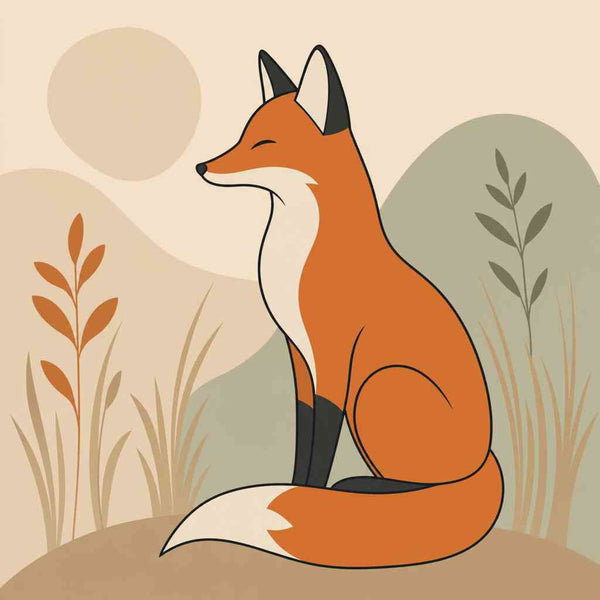 Paint by Numbers - The Dreaming Fox