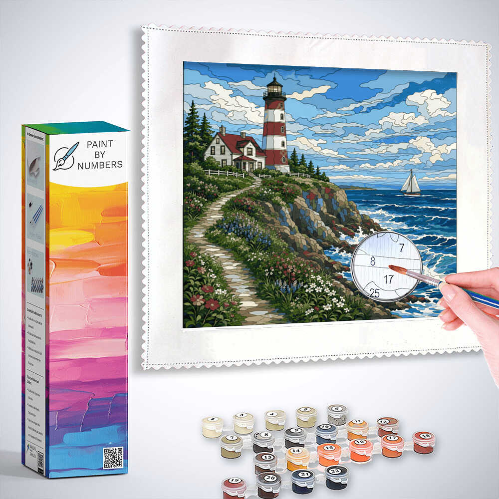 Paint by Numbers - Lighthouse of longing