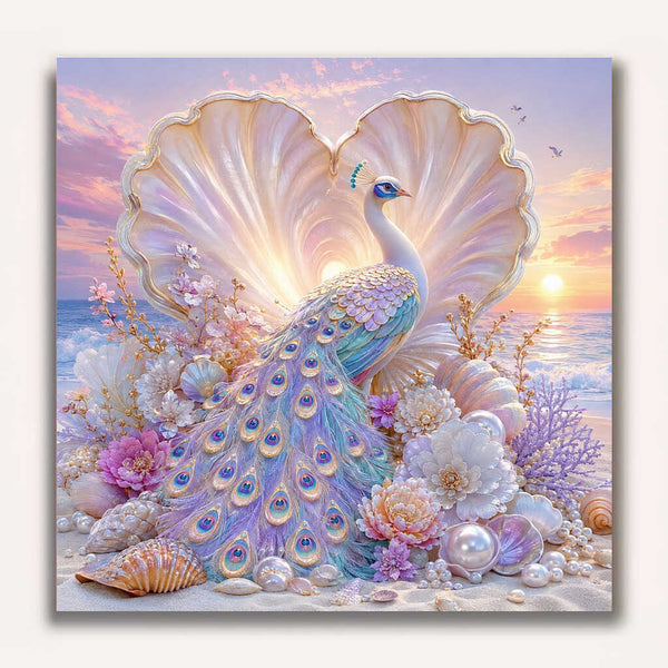 Paint by Numbers - Peacock sheen in pearly shimmer
