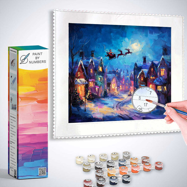 Paint by Numbers - Magical winter night