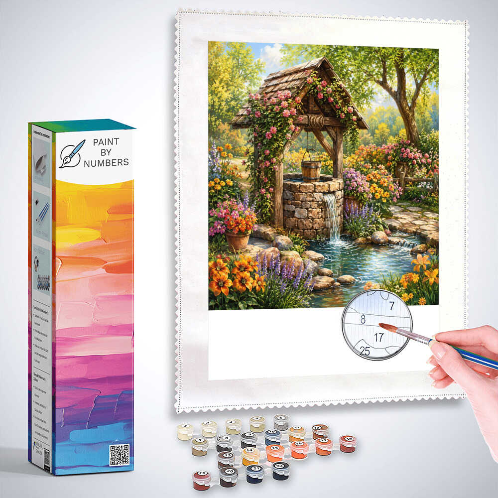 Paint by Numbers - The Enchanted Fountain