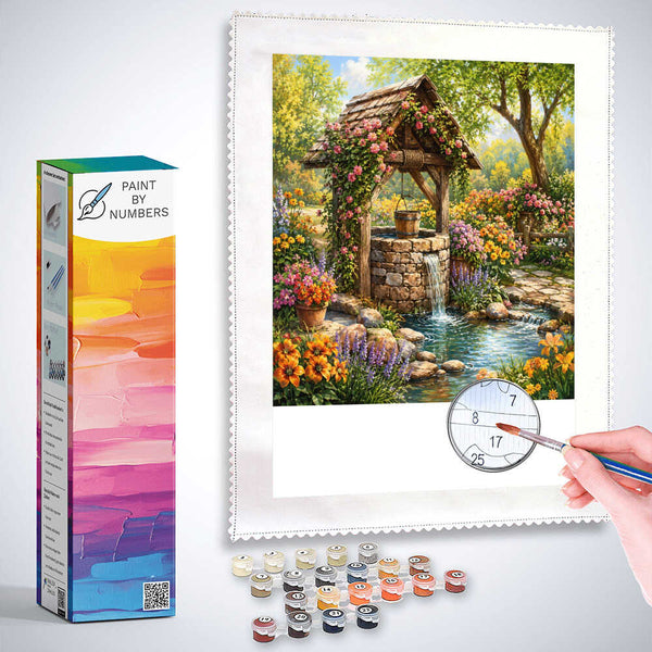 Paint by Numbers - The Enchanted Fountain