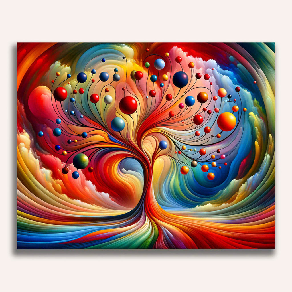 Abstract tree - Paint by Numbers