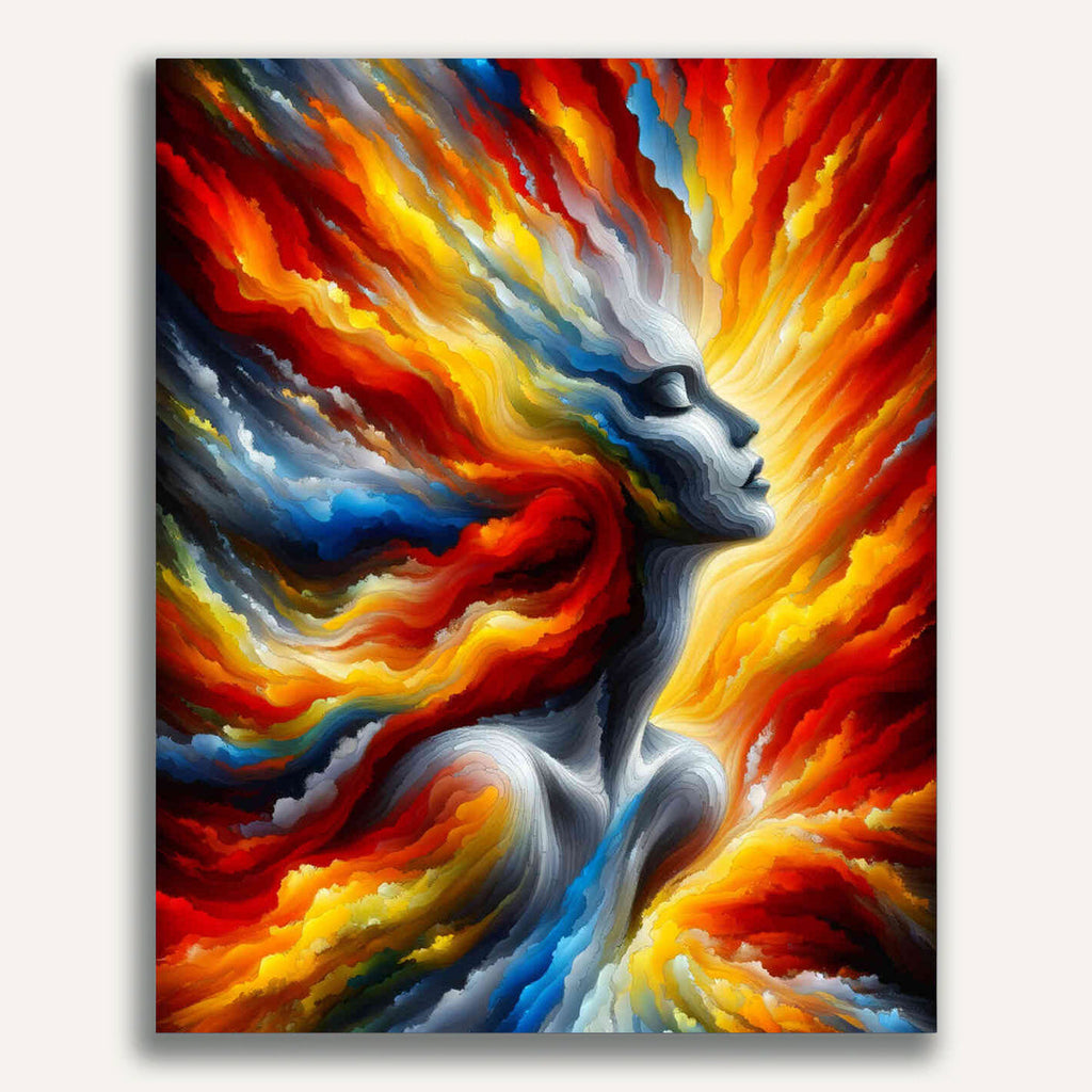 Abstract, woman - Paint by Numbers