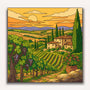 Paint by Numbers - Golden silence in Tuscany