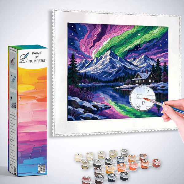 Paint by Numbers - Polar Magic – The Magic of the Northern Lights