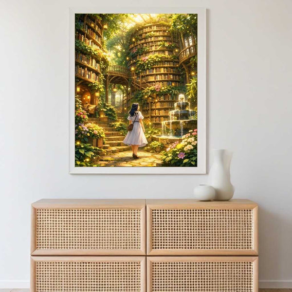 Paint by Numbers - The enchanted book paradise