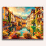 Annecy in France, sunshine - Paint by Numbers