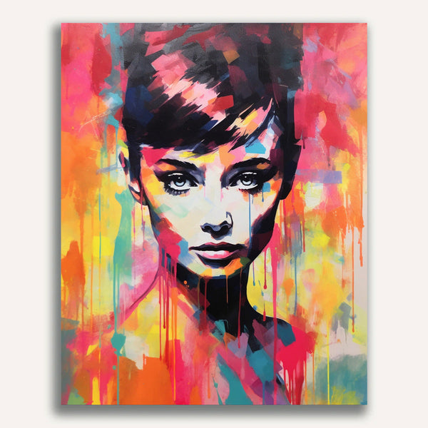 Audrey Hepburn - Paint by Numbers