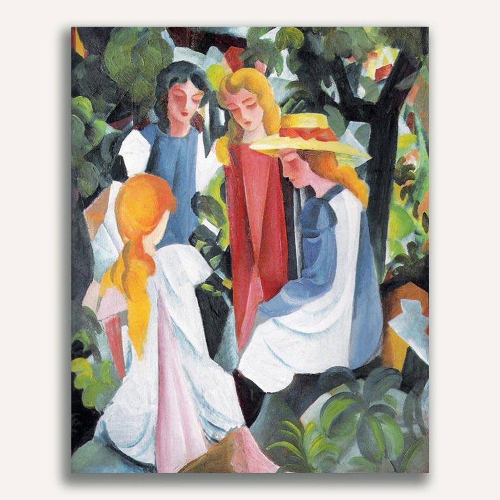 August Macke, Four girls - Classic
