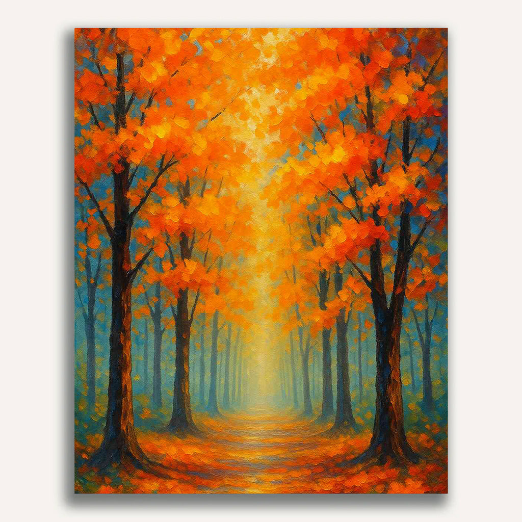 Paint by Numbers - Autumn dreams in the light