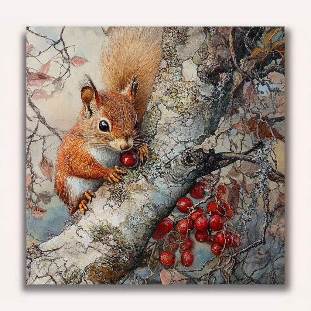 Paint by Numbers - Autumn magic in the branches